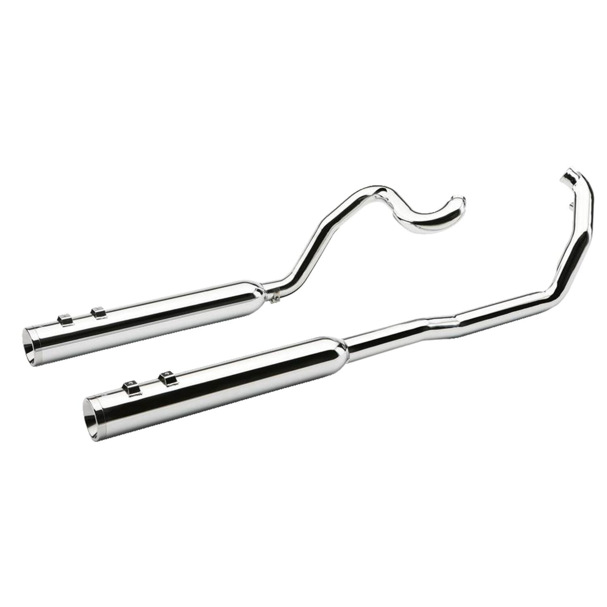 Cobra, True Dual head pipes. Chrome