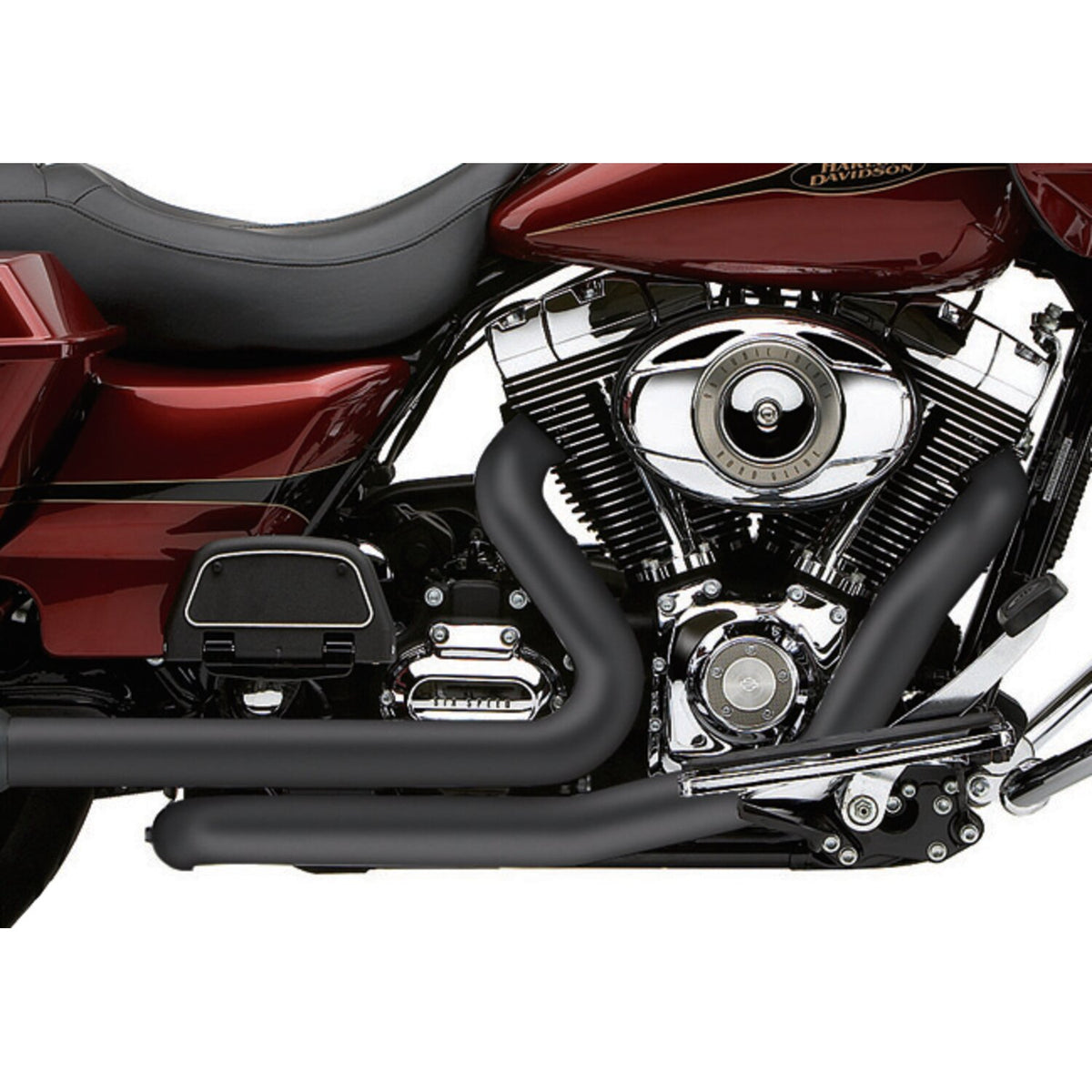 Cobra, independant dual head pipes w/power port - dual bung