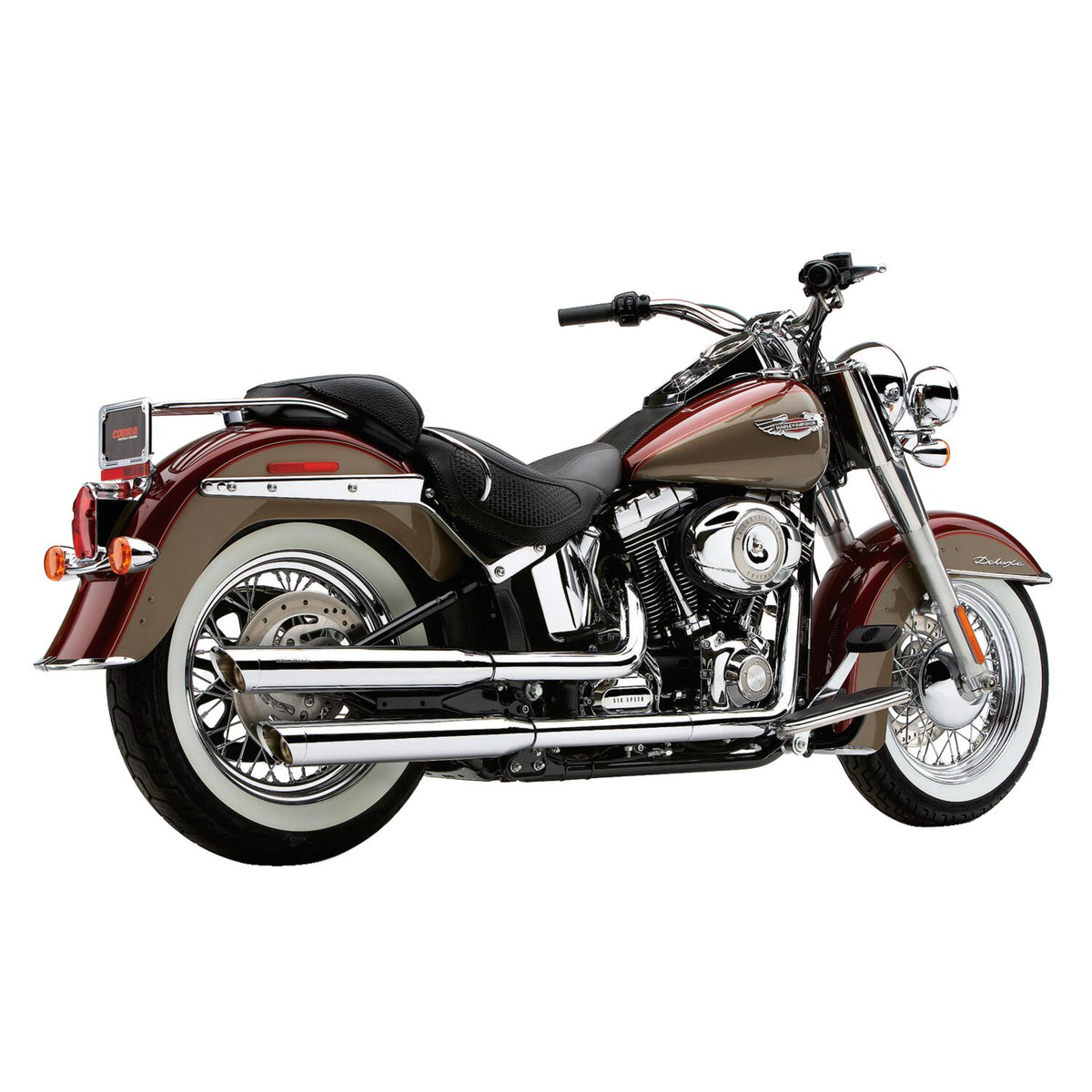 Cobra, 3" slip-on mufflers. Chrome