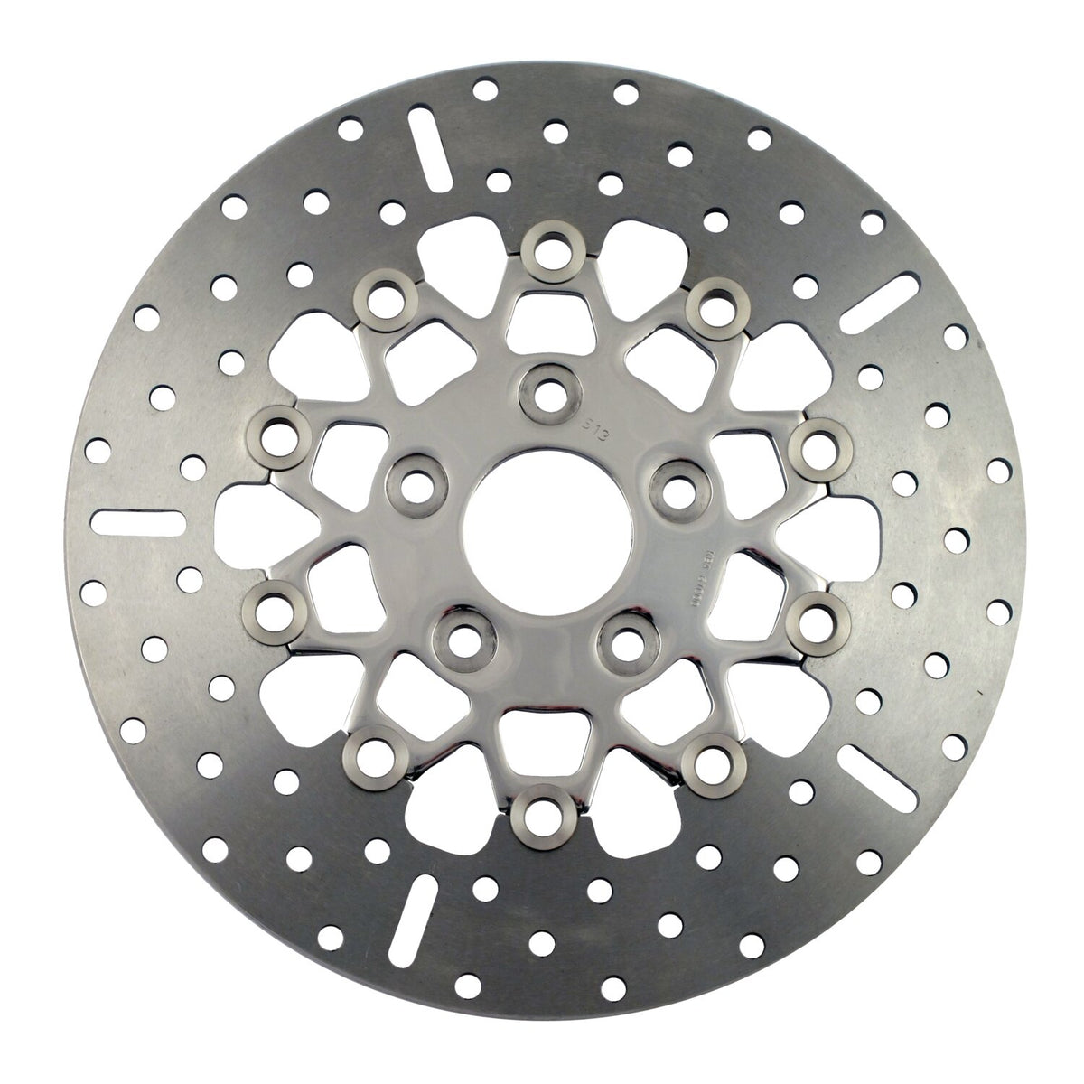 EBC, polished stainless floating rotor