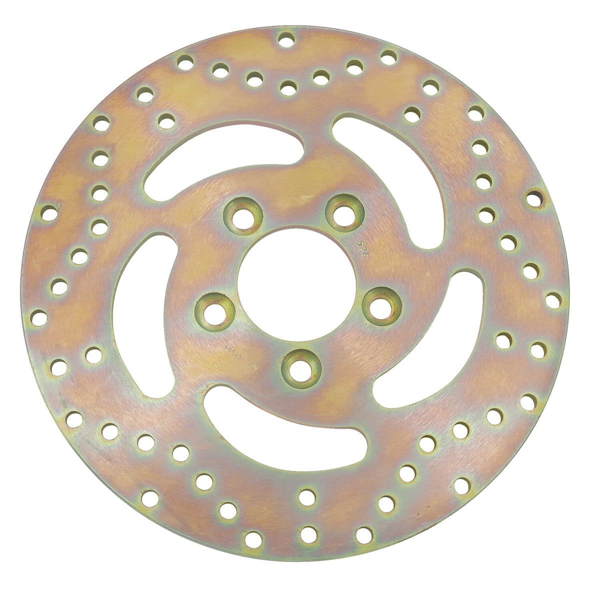 EBC brake rotor, rear left, solid