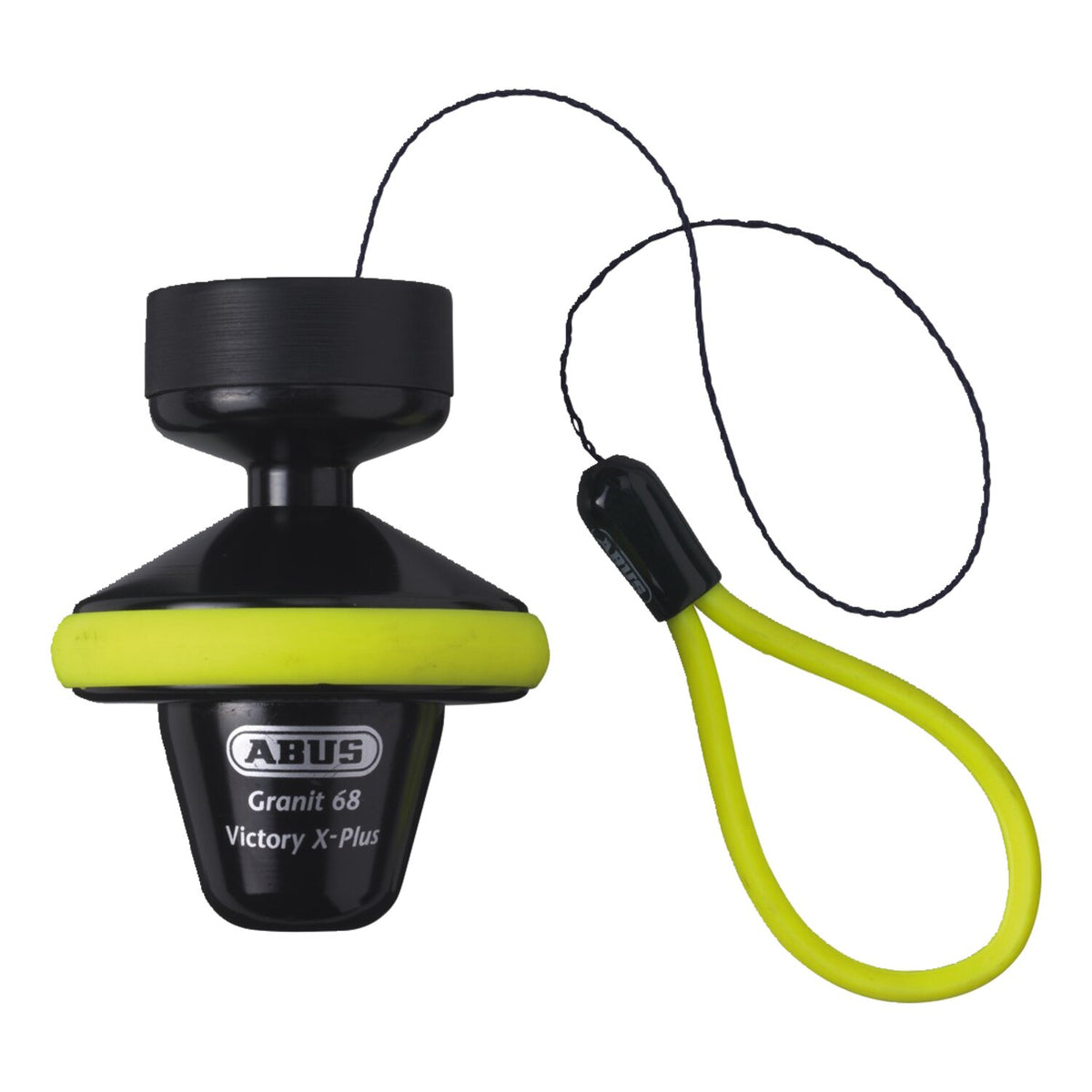 Abus, Granit Victory X-Plus 68 brake disc lock. Yellow