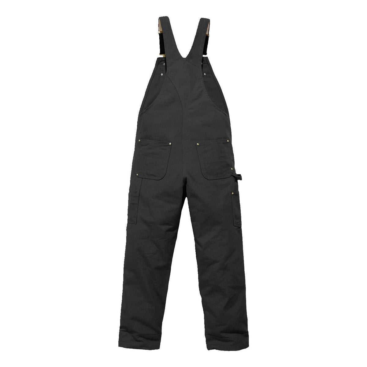 Carhartt Relaxed Fit duck bib overall black