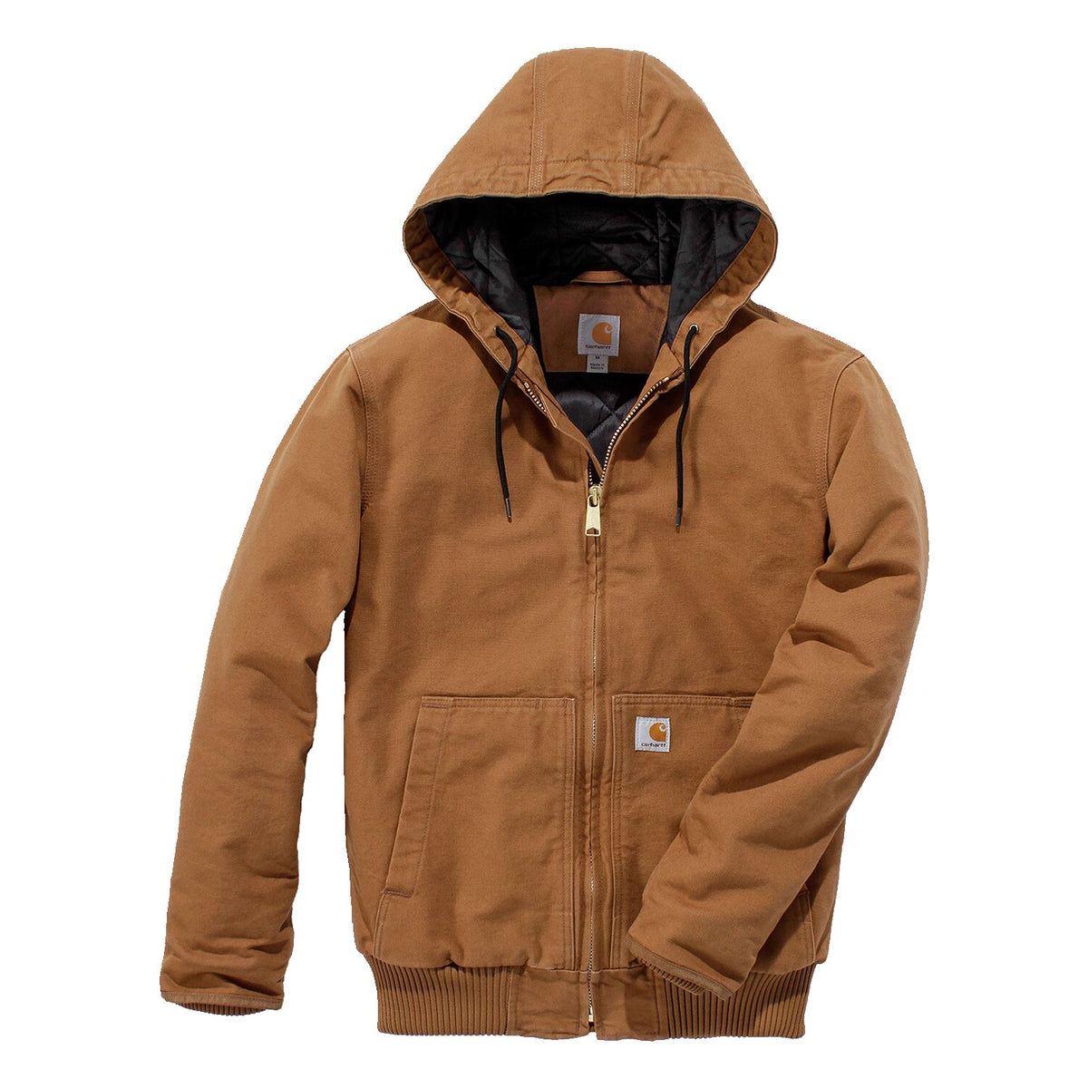 Carhartt Washed insulated jacket Carhartt brown