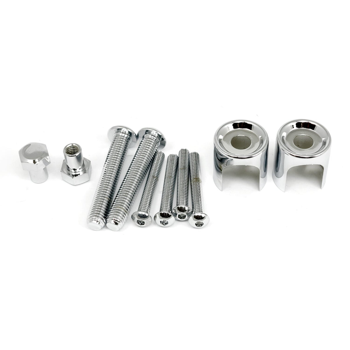 Saddlebag support kit. Chrome