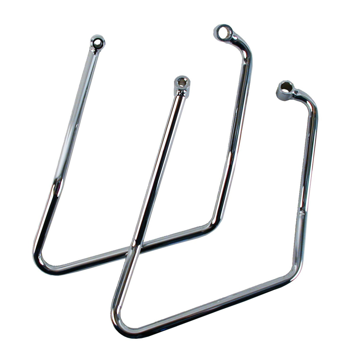 Saddlebag support kit. Chrome