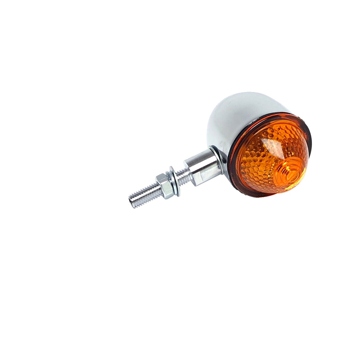 Mini bullet lights, chrome. Amber lens