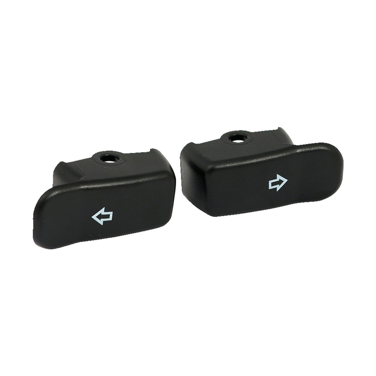 Turn signal switch extender cap set. Black