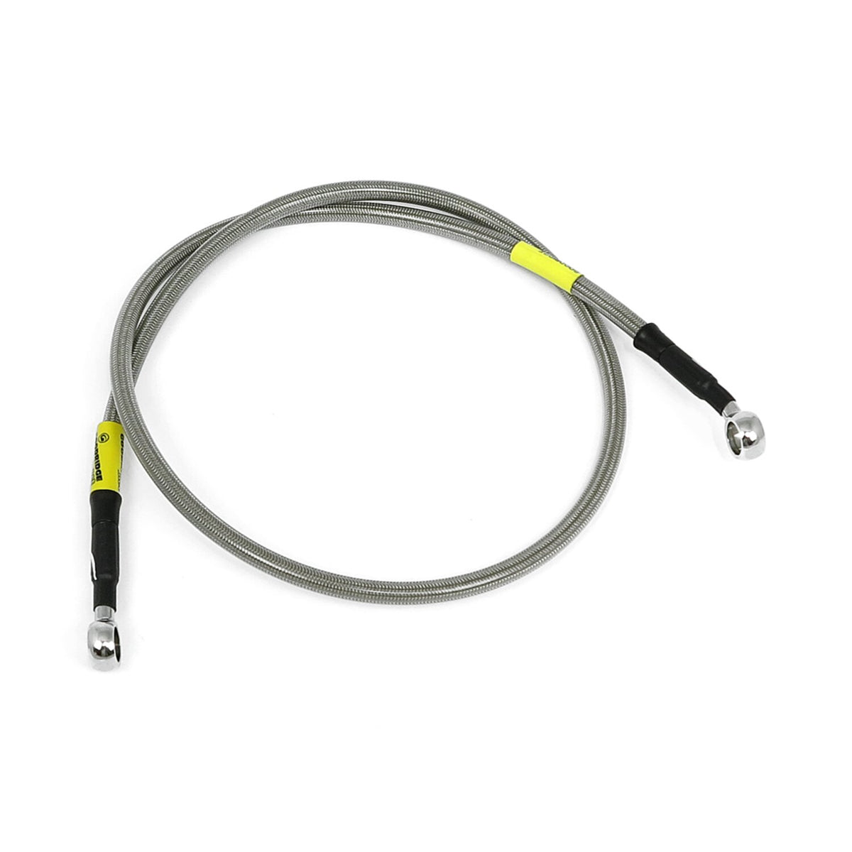 Goodridge ABS brake line upper front, stainless clear coated