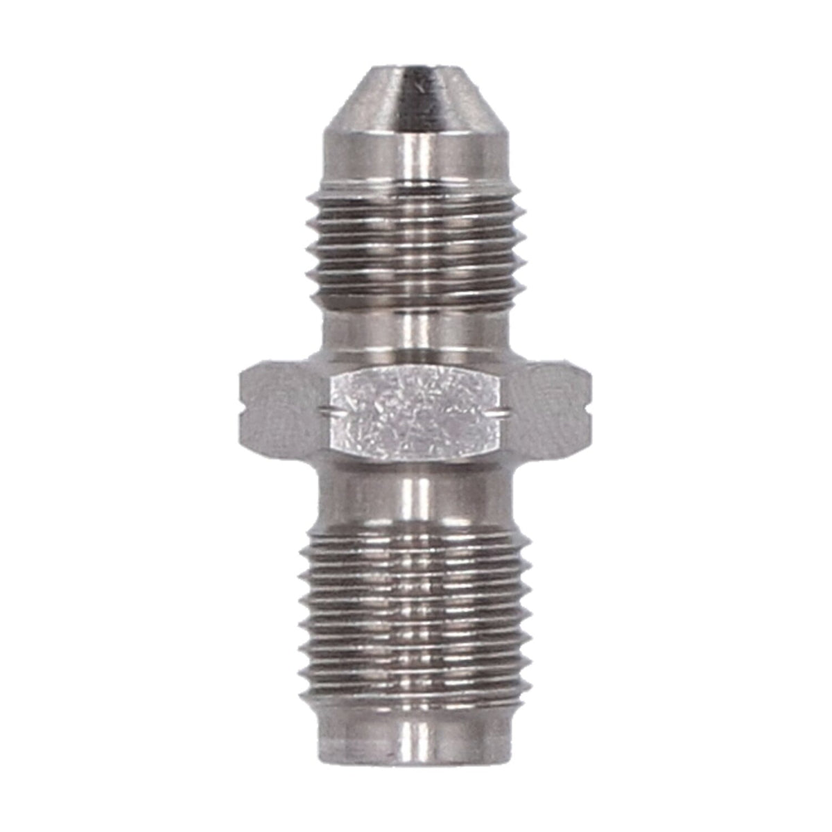 Goodridge adapter fitting, high polished stainless steel