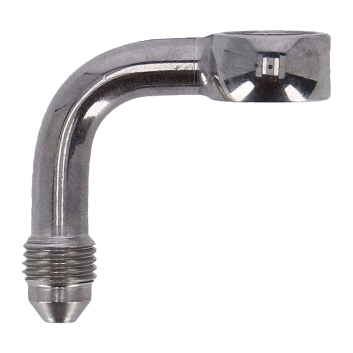 Goodridge, Slimline banjo fitting  7/16", 90 degrees. SS