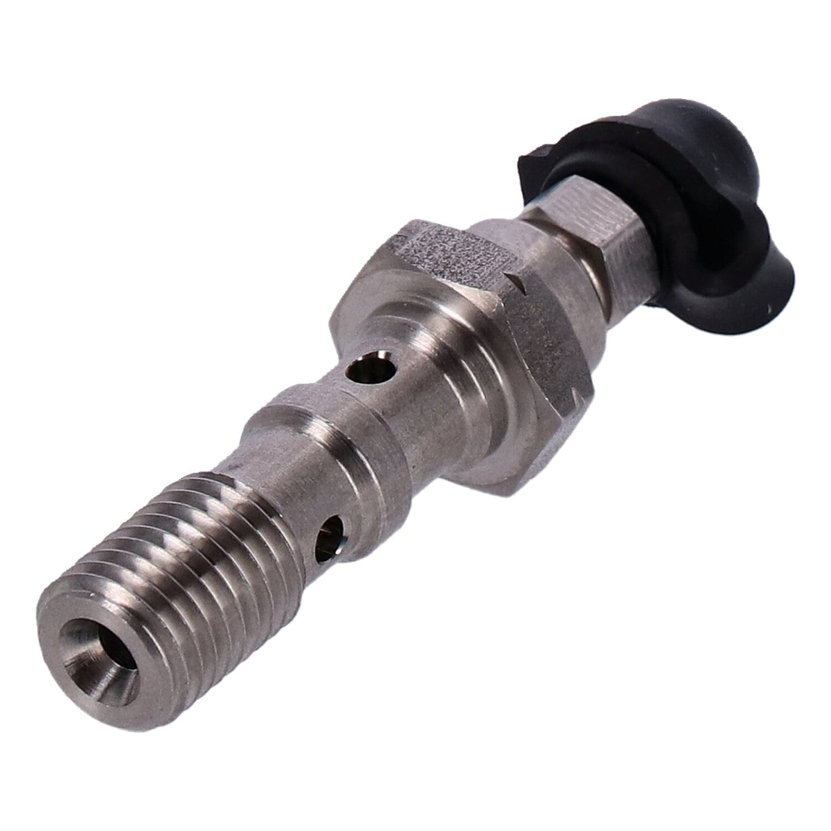 Goodridge, M10 x 1.25 double banjo bolt with bleed nipple