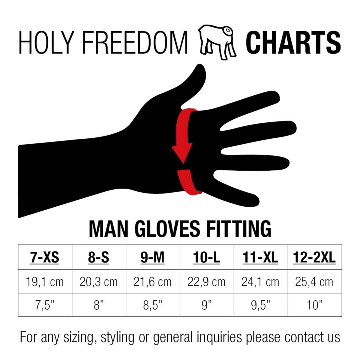 Holy Freedom Bullit 2021 gloves black/white