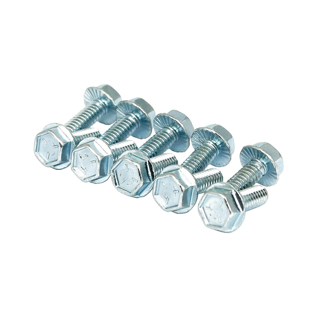 Flanged screw