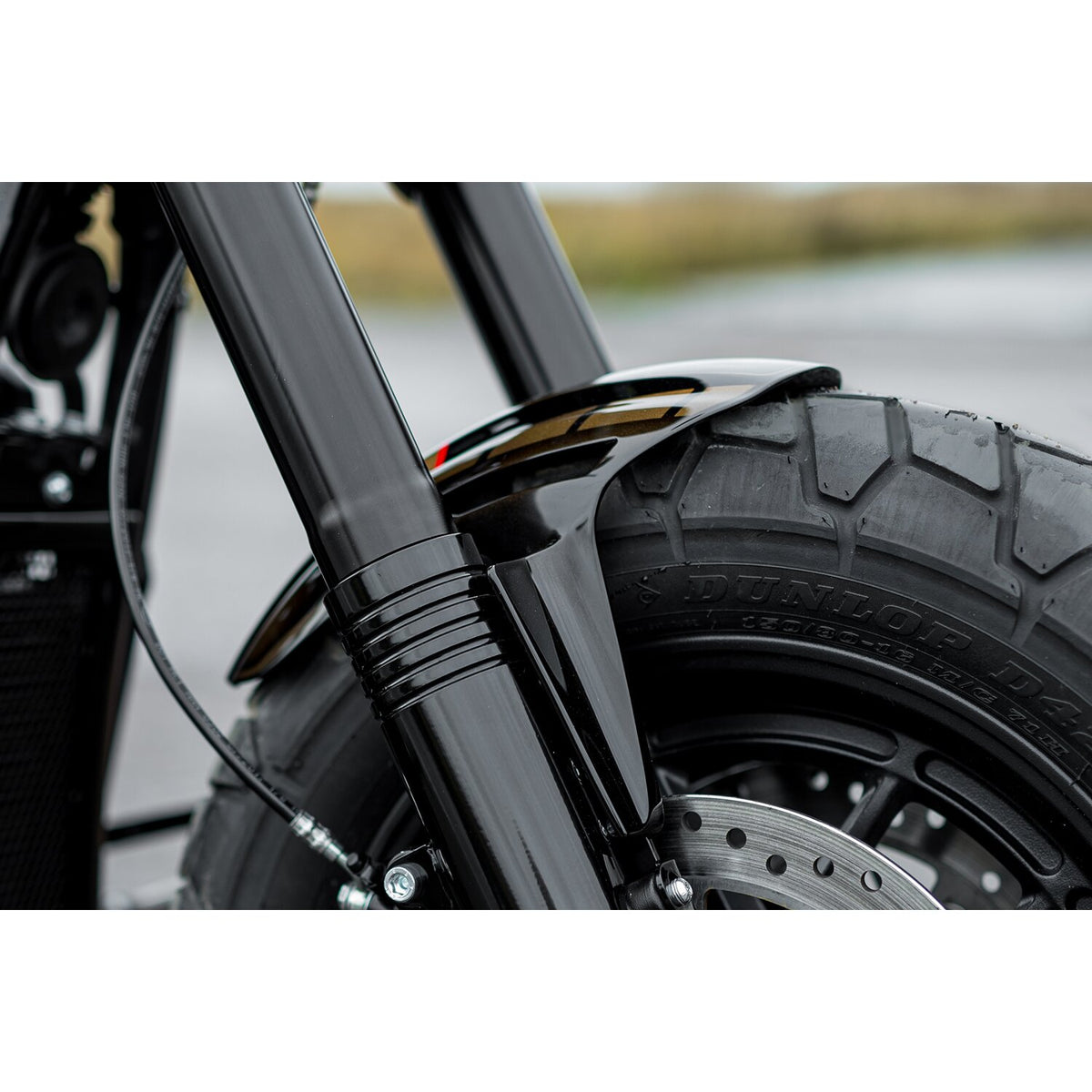 Killer Custom, lower fork covers. Gloss black