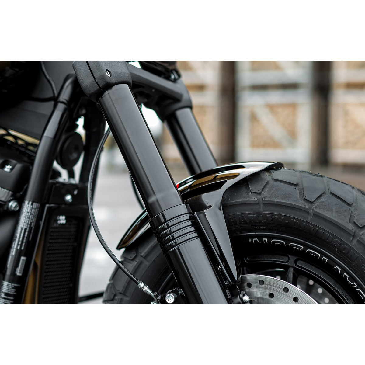 Killer Custom, lower fork covers. Gloss black