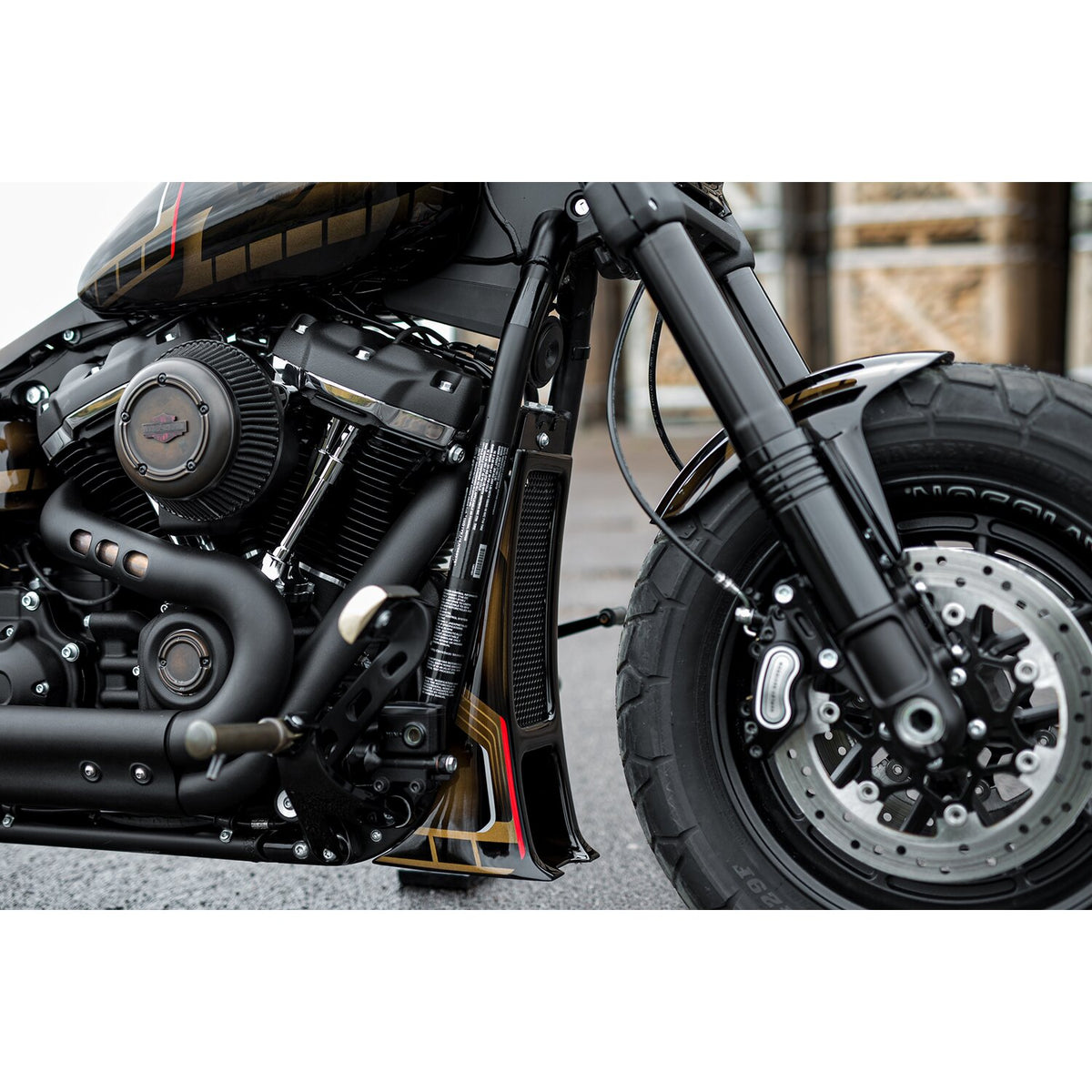 Killer Custom, lower fork covers. Gloss black