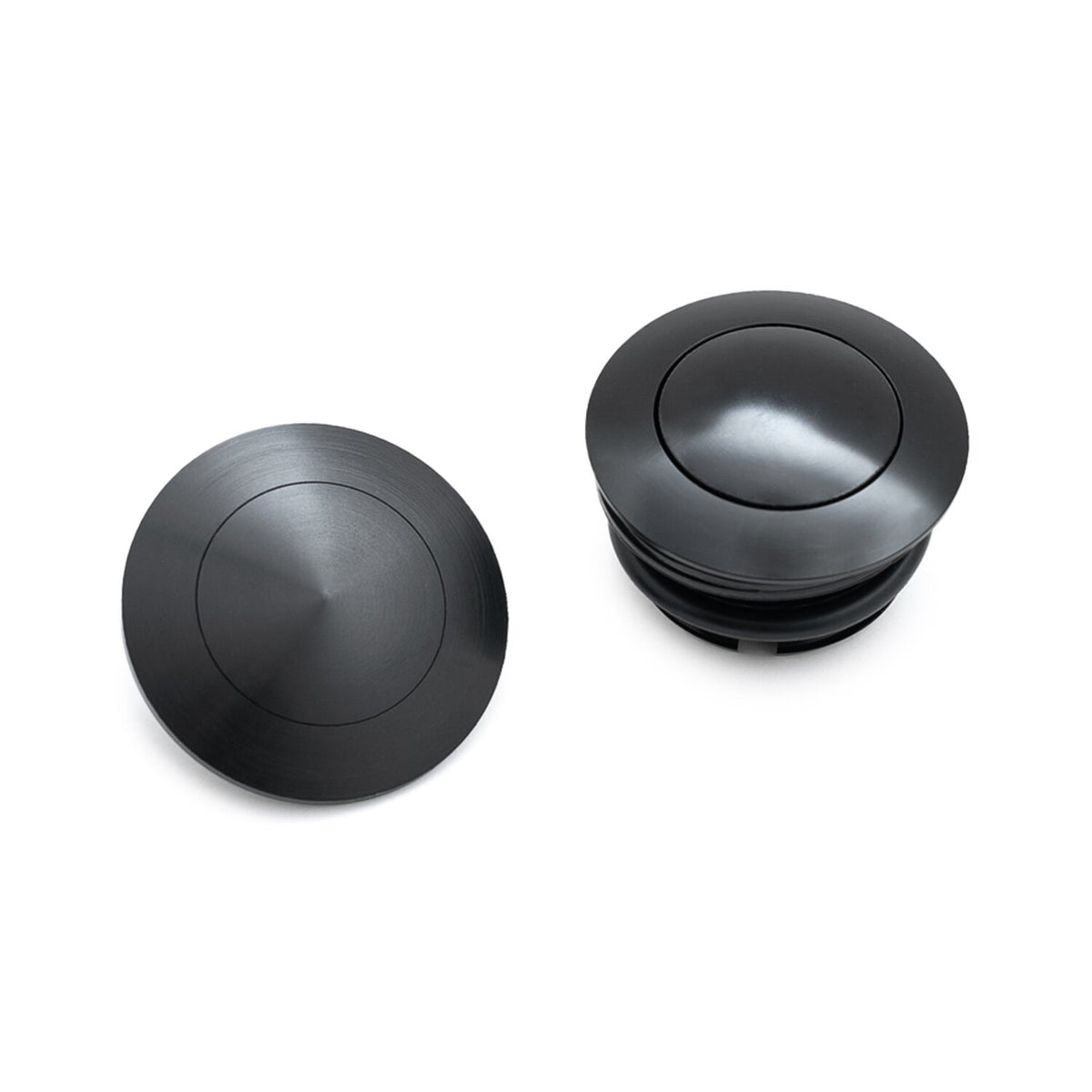 Killer Custom, flush-mount fuel cap kit. Black