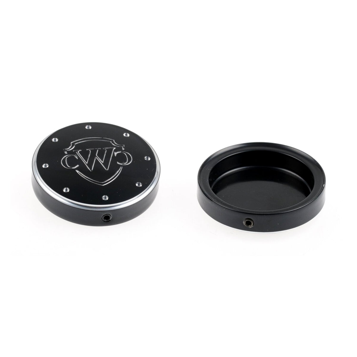 Cult-Werk, 2-piece fork tube cap bolt cover kit, Logo