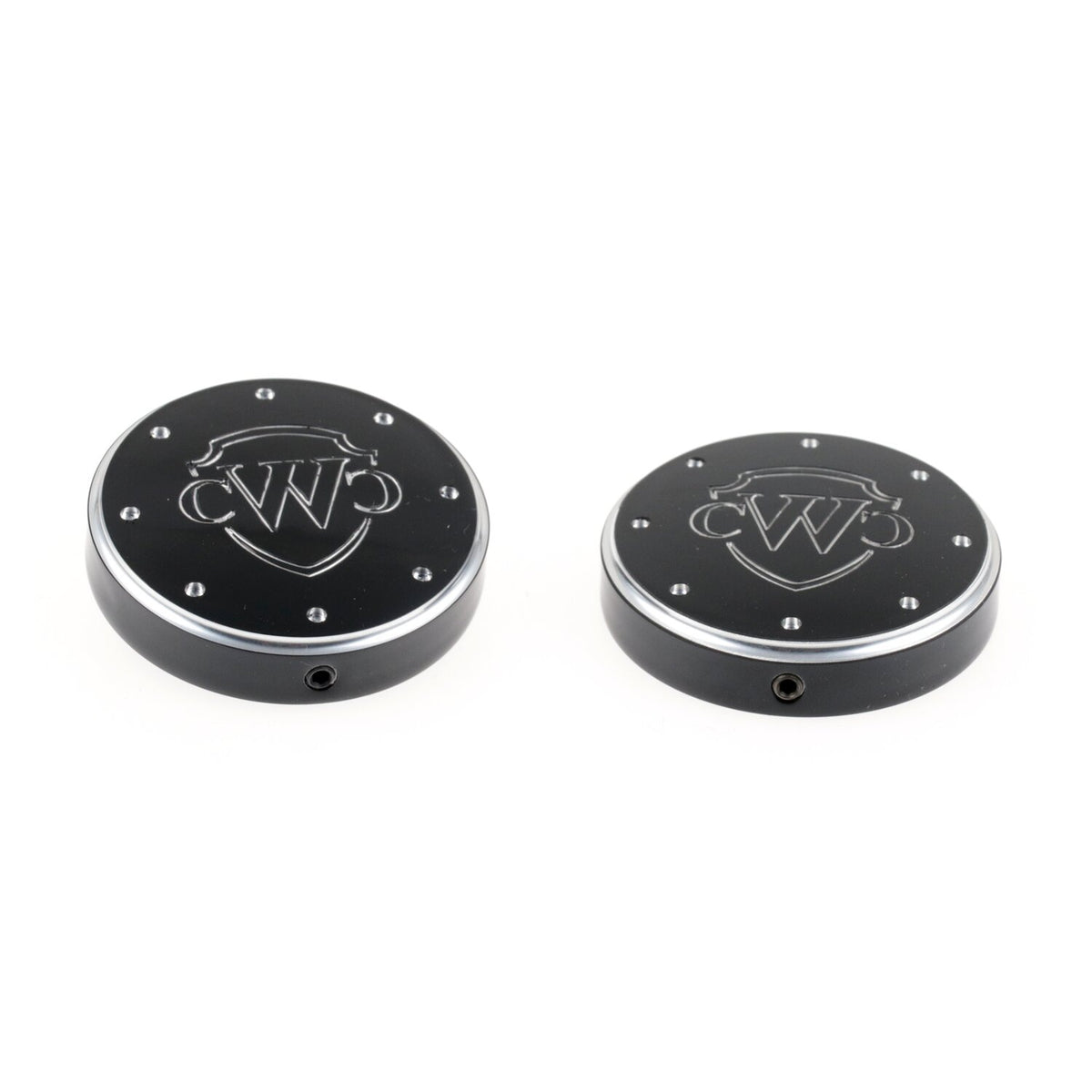 Cult-Werk, 2-piece fork tube cap bolt cover kit, Logo