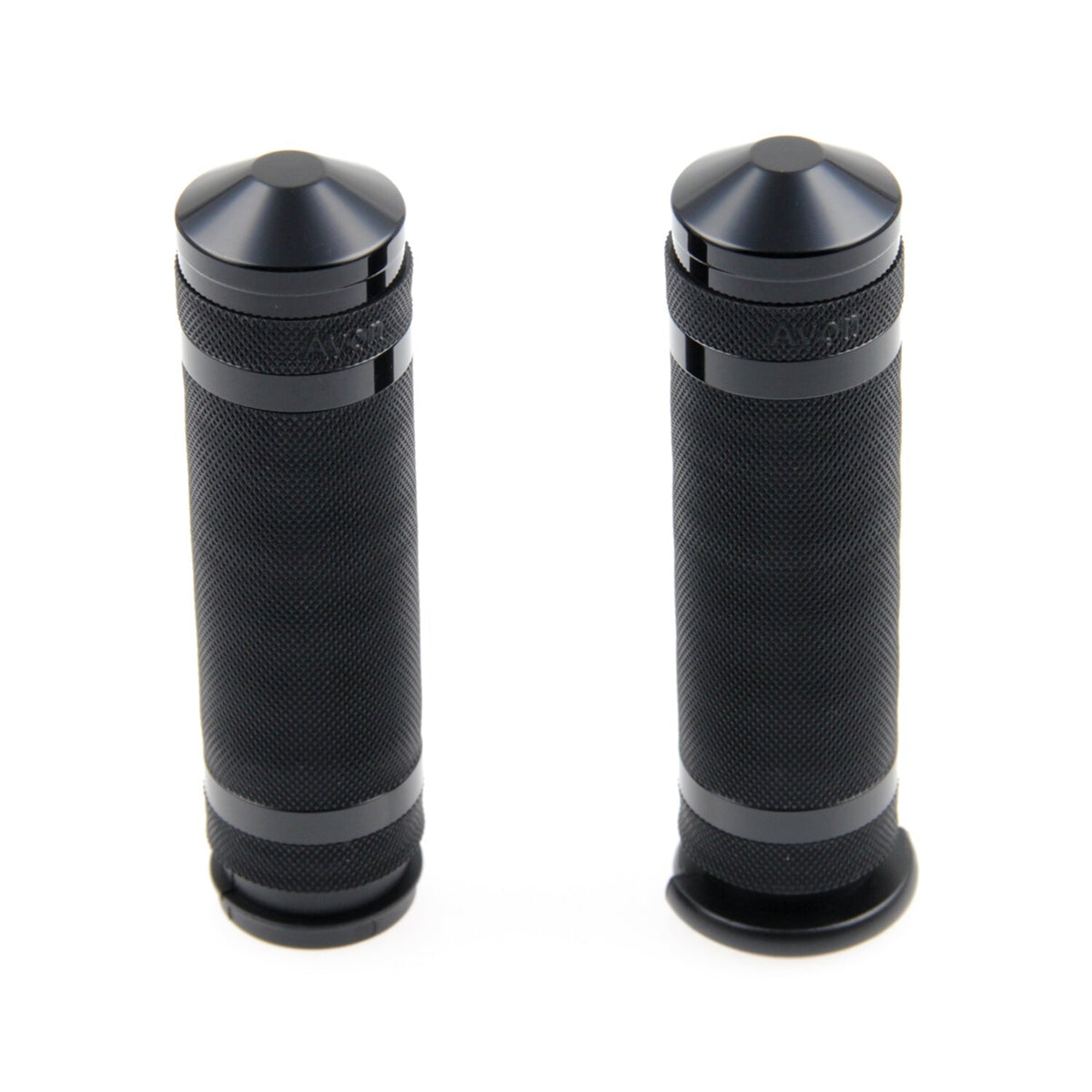 Cult-Werk, 1" / 25.4mm Grooved handlebar grips. Black