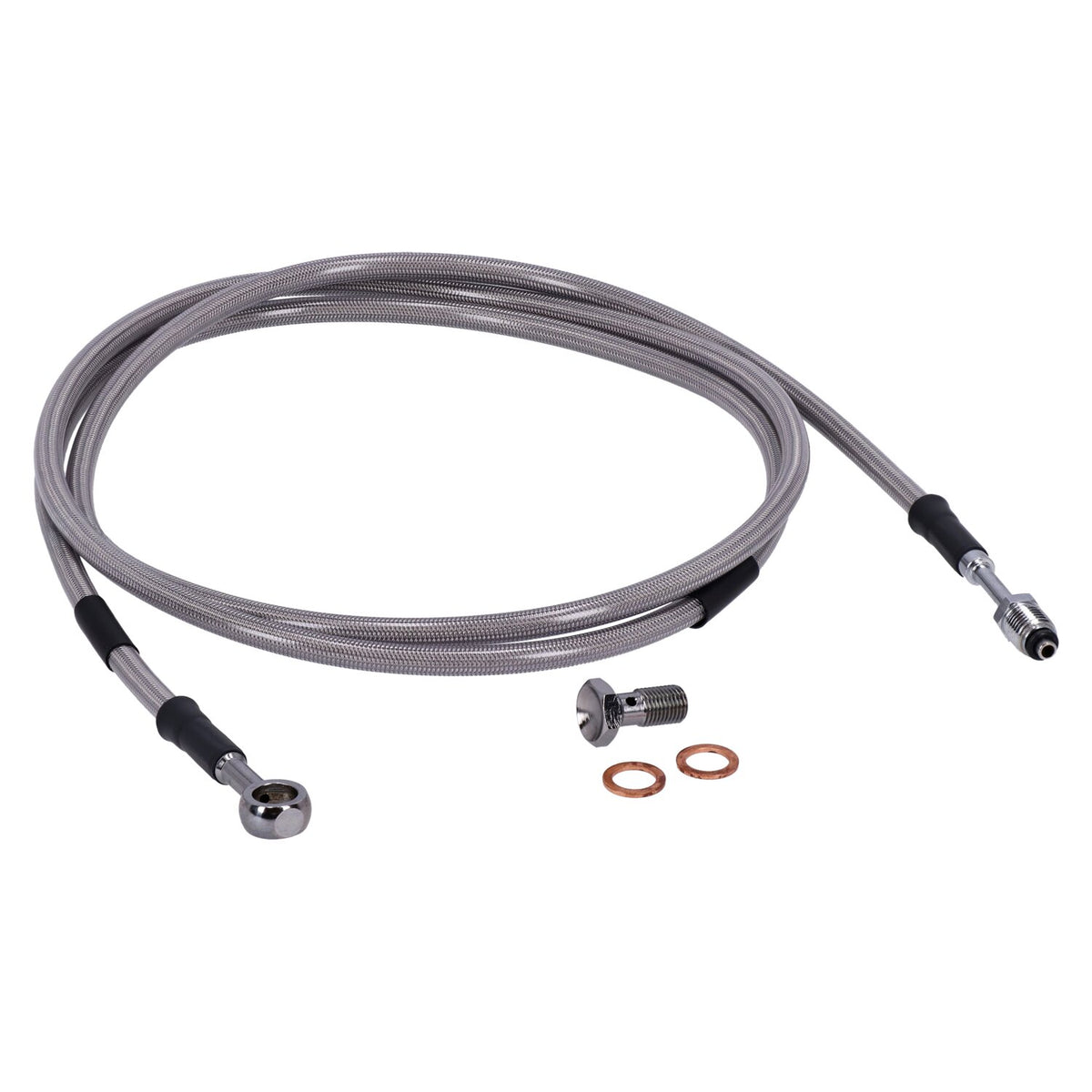 Goodridge hydraulic clutch line kit 73", clear coated