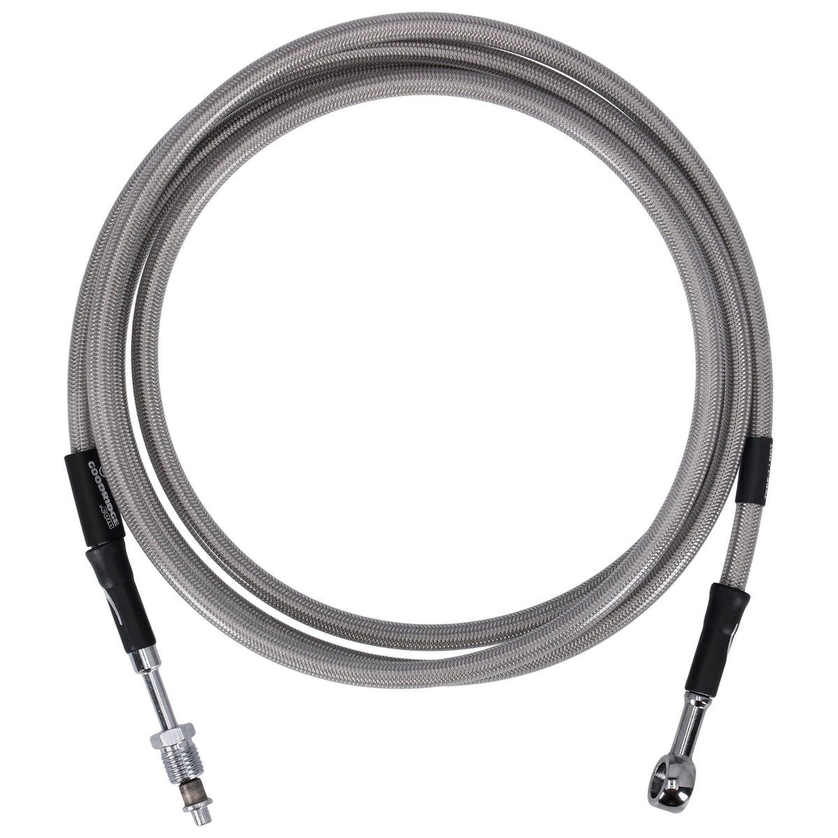 Goodridge hydraulic clutch line kit 79", clear coated