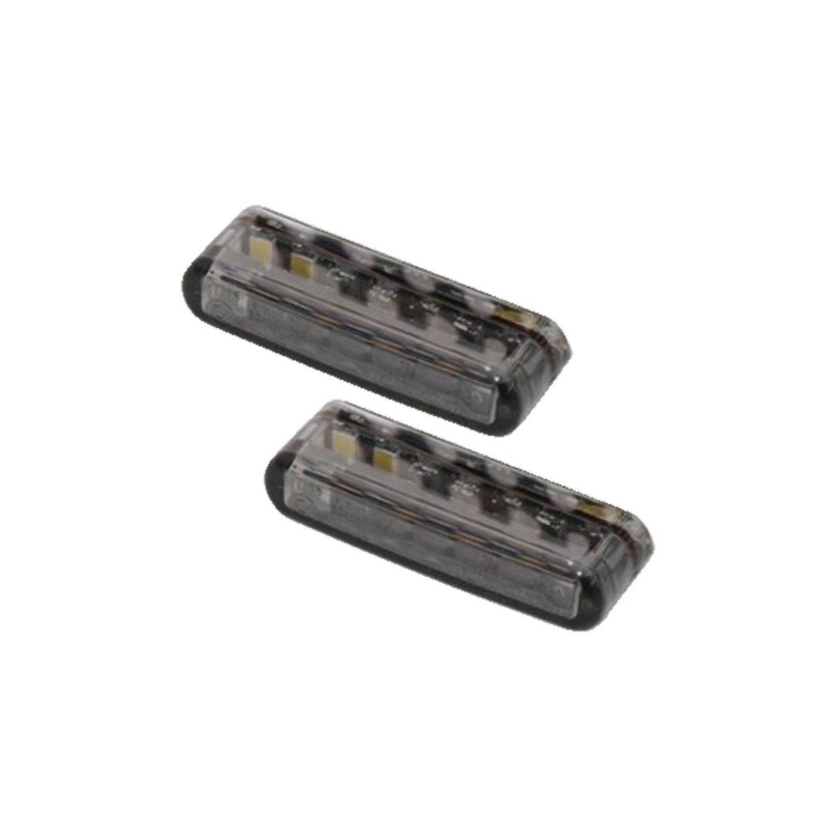 Shorty, LED turn signal / position light. Smoke lens. ECE