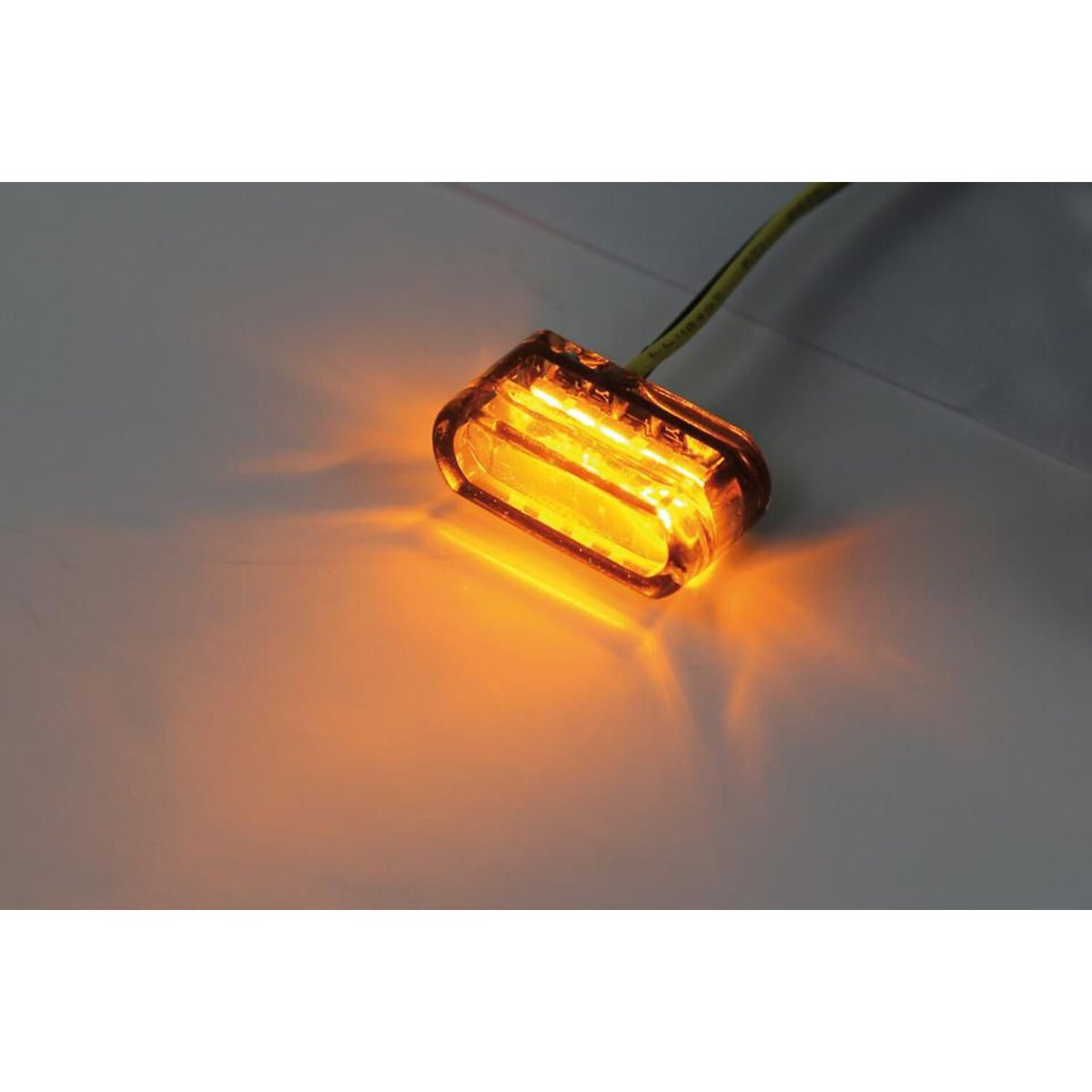 'Module 1' turn signals, horizontal mount. Smoke lens, ECE