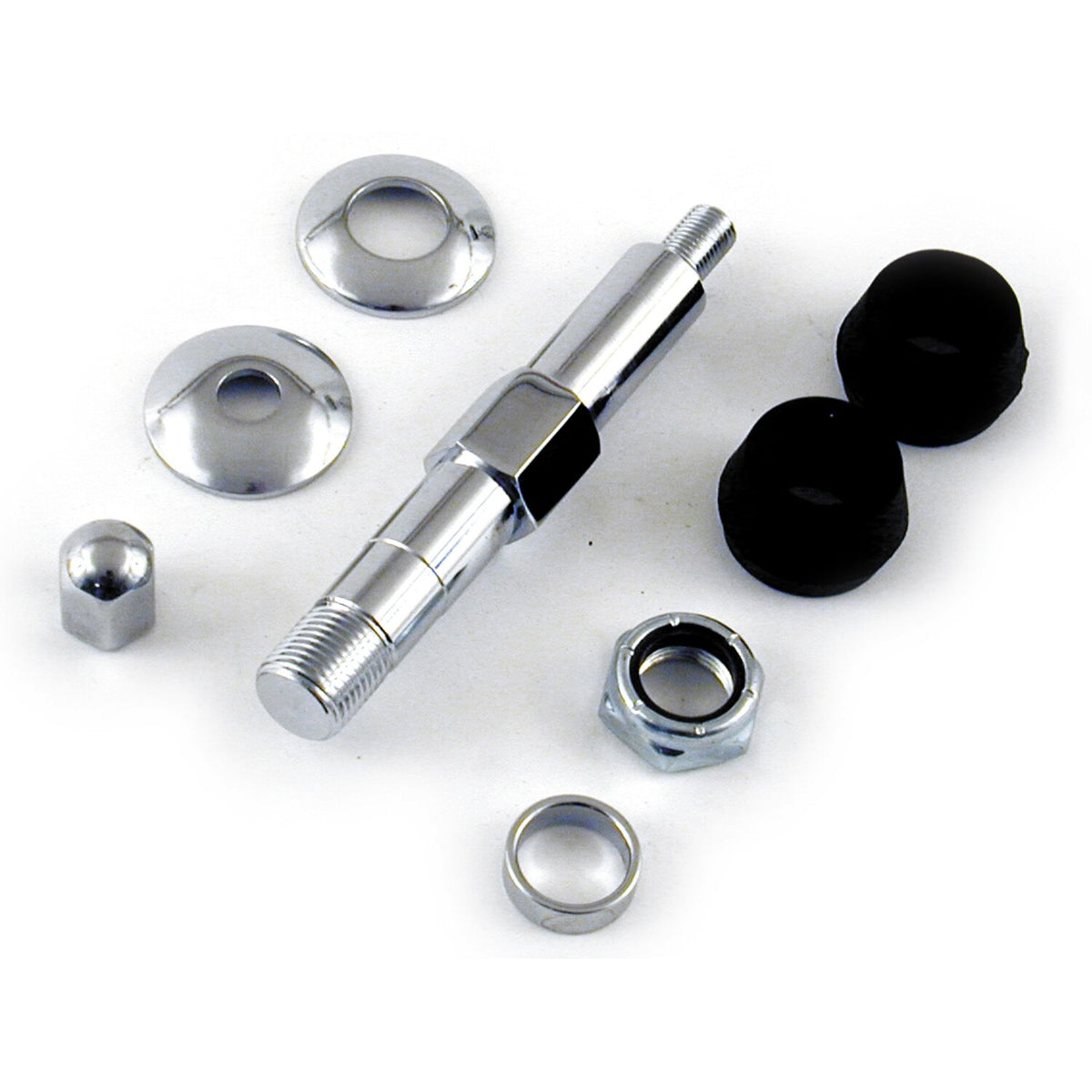 Upper shock stud kit chrome