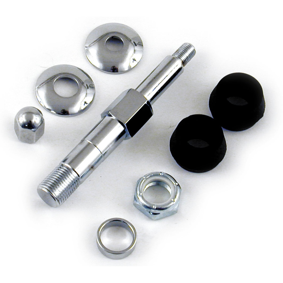 Upper shock stud kit chrome