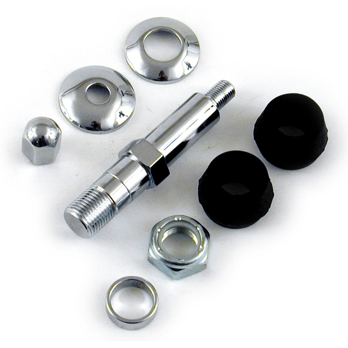 Lower shock stud kit chrome