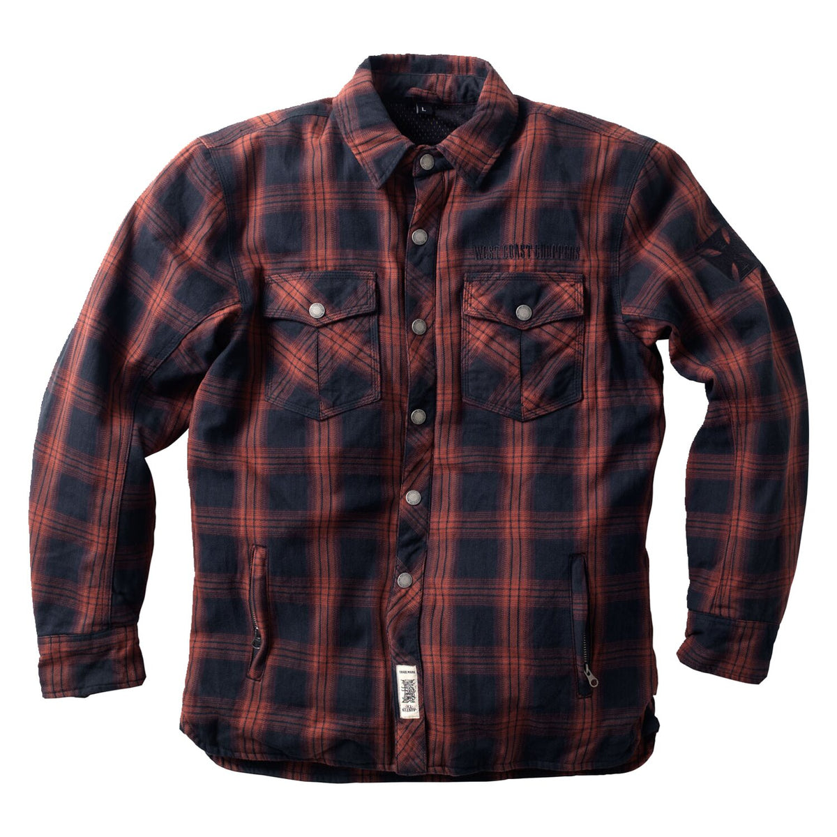 WCC Austin Kevlar riding shirt red/black
