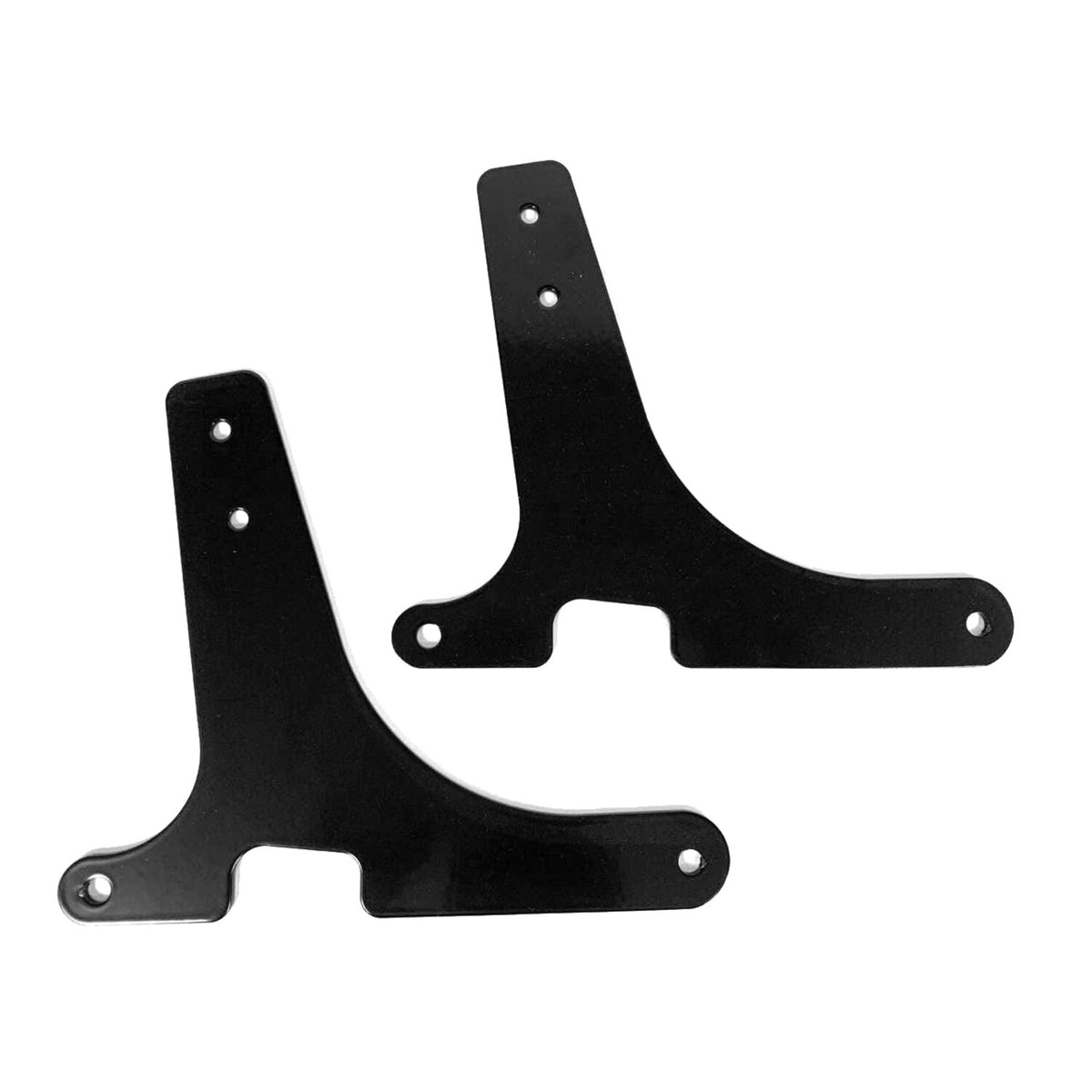 Westland Customs, sissy bar side plates. Black