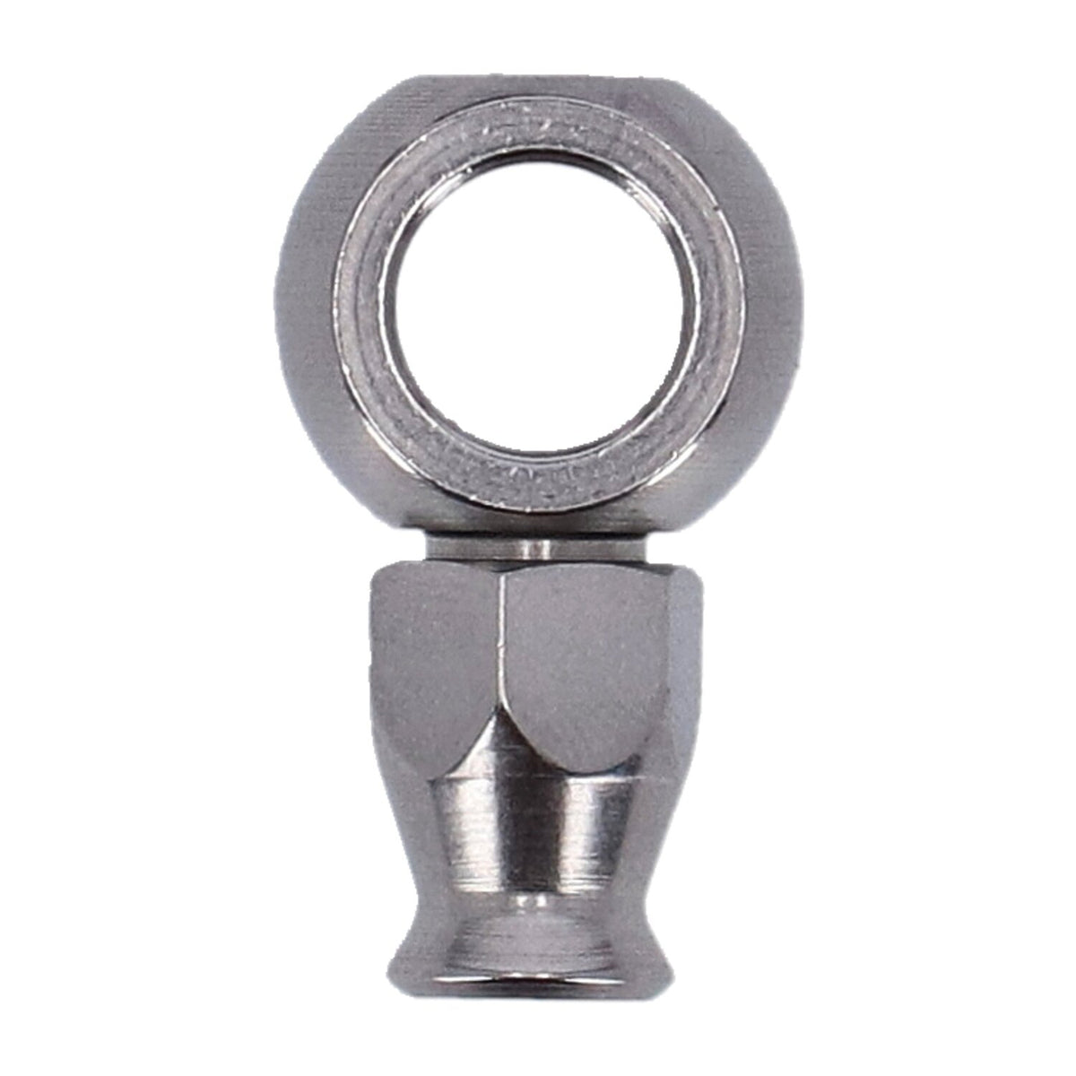 Goodridge, 3/8" (10mm) banjo fitting short neck. Stainless