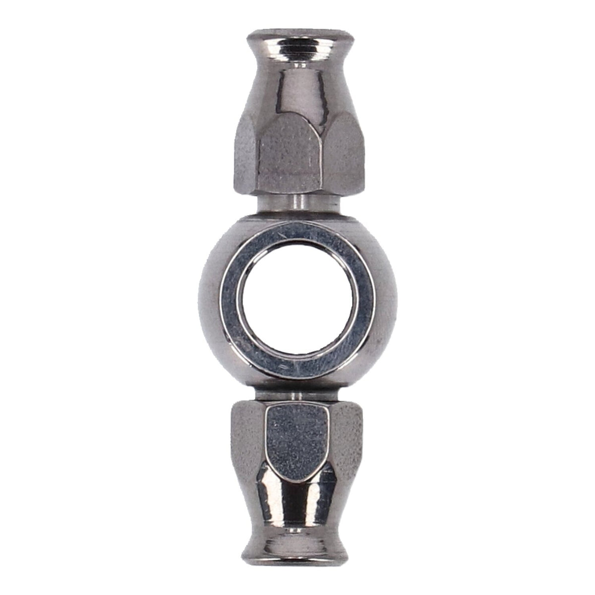 Goodridge 3/8" straight banjo, double fitting. Short neck