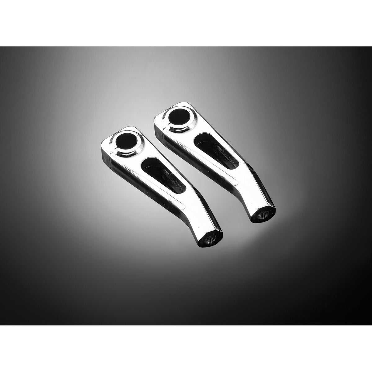 Tech Glide risers for 1" (25,4mm) bars. 6" rise. Chrome