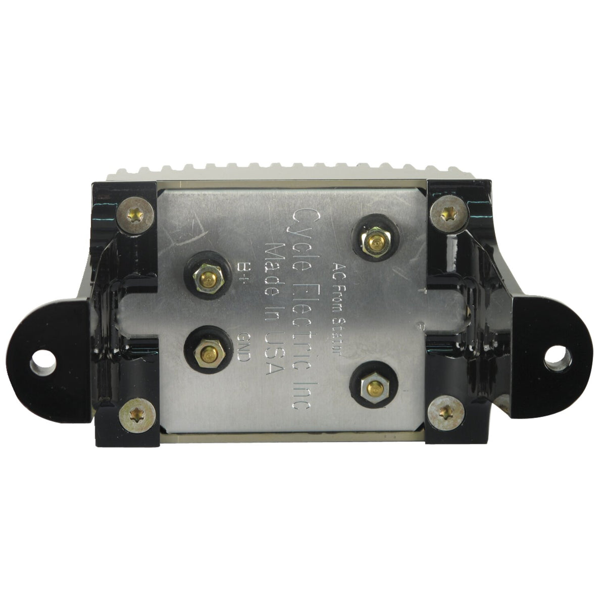 Cycle Electric, voltage regulator/rectifier. Black