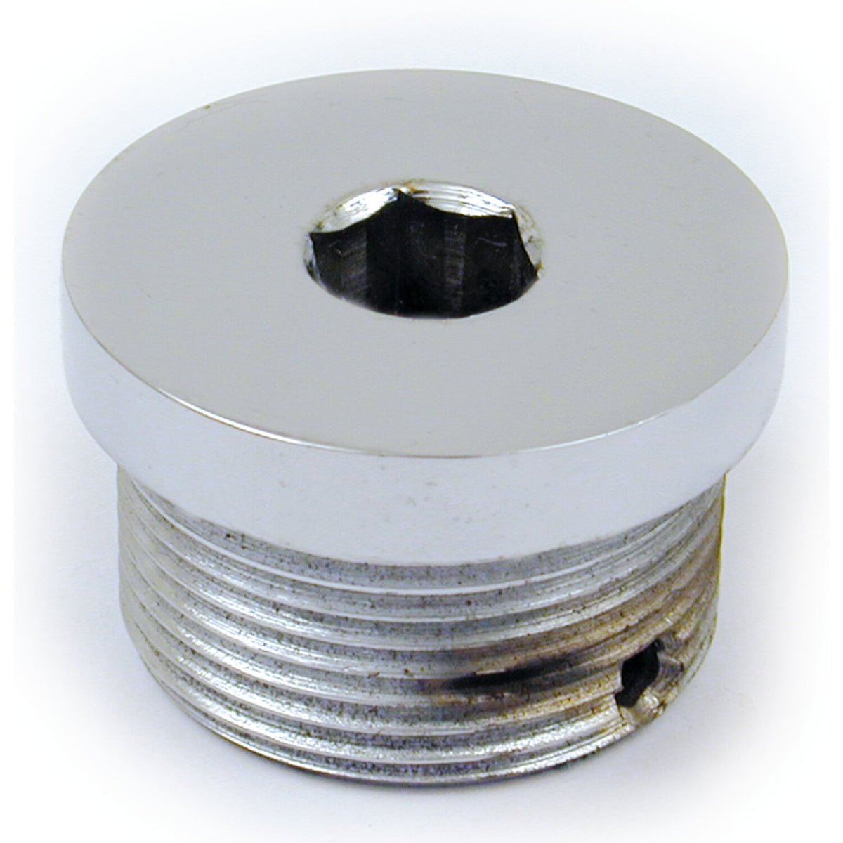 XL oil fill plug, allen. chrome