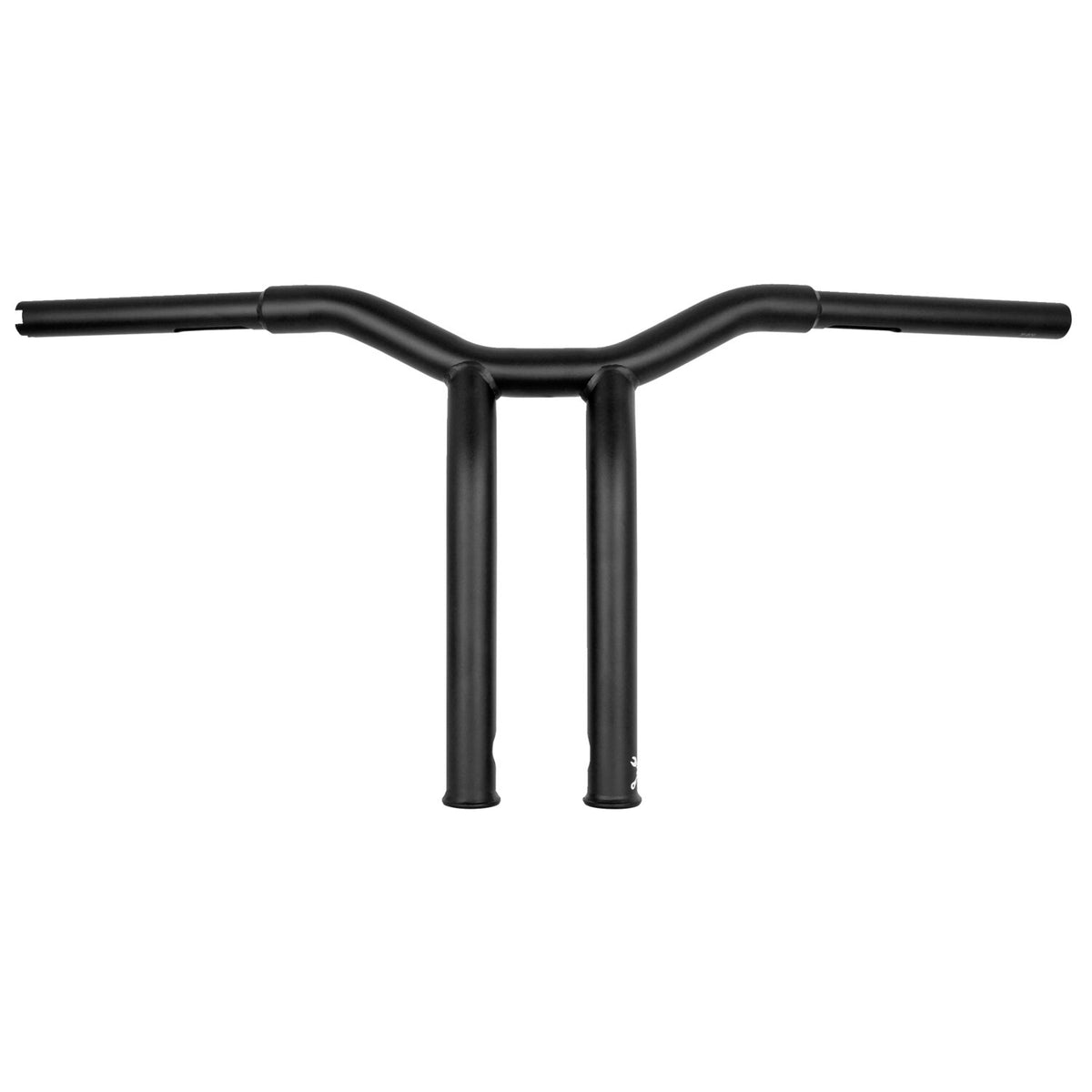 Burly, Dominator raked 1-1/4" T-bar 12" rise. Matte black