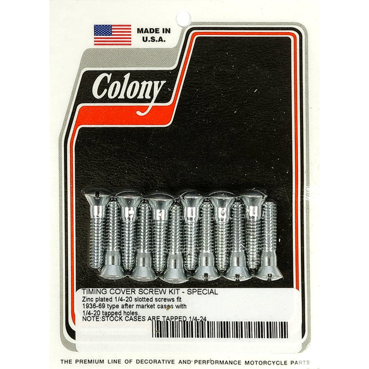 Colony cam cover mount kit, OEM style. Zinc