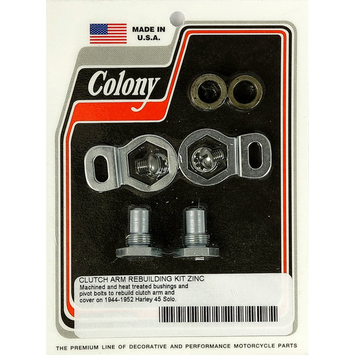 Colony, clutch arm rebuild kit. Zinc