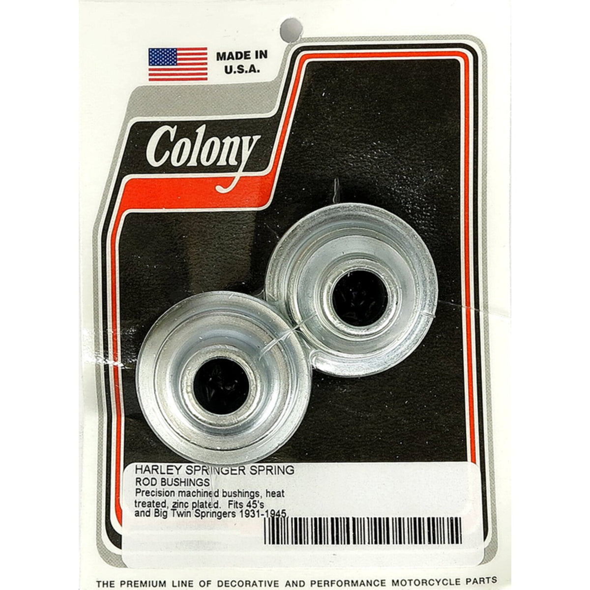 Colony. Springer spring rod bushings