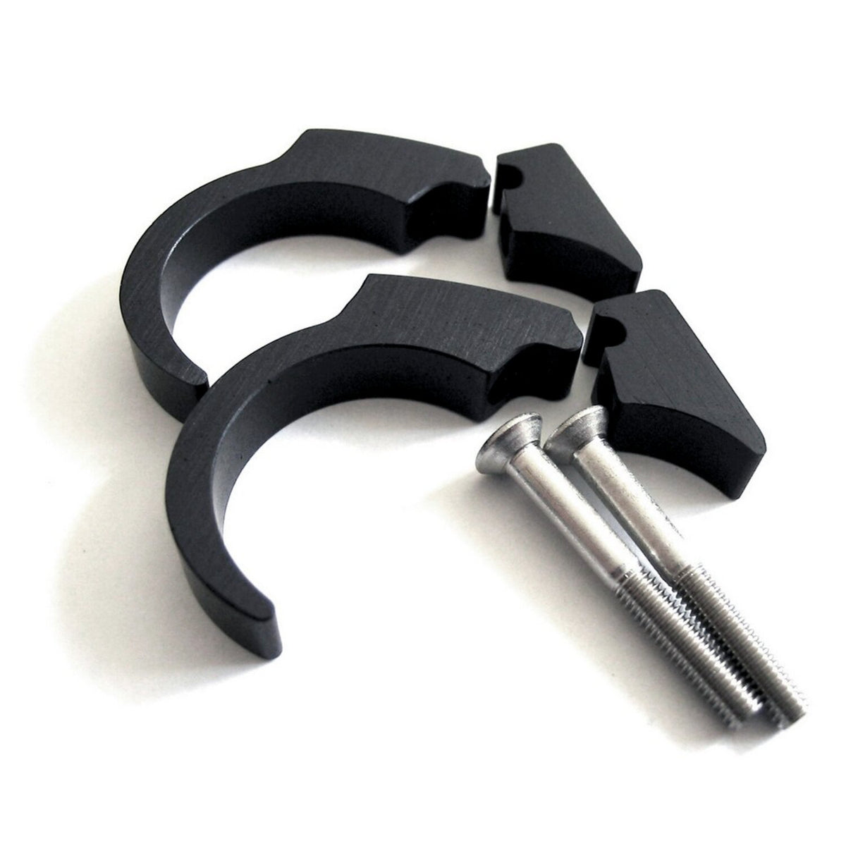 Motogadget, Motoscope Mini handlebar clip kit. 22mm. Black