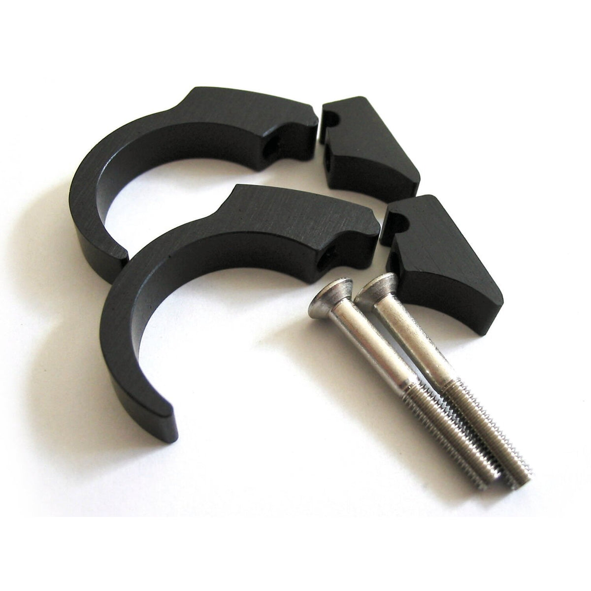 Motogadget, Motoscope Mini handlebar clip kit. 1". Black