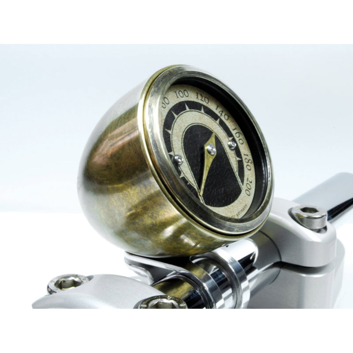 Motogadget, Tiny mount cup 'Vintage Brass' 1". Black