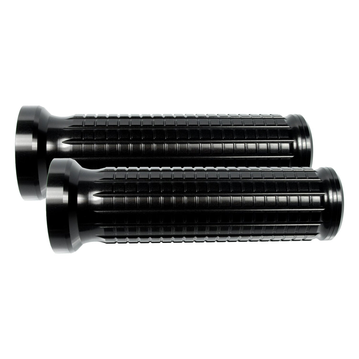 Motogadget, mo.grip aluminum handlebar grip set. Black