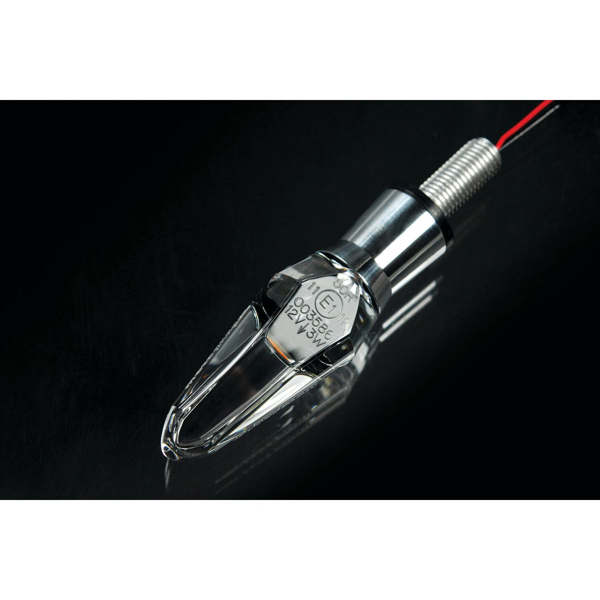 Motogadget, mo.blaze Ice LED turn signals. Polished