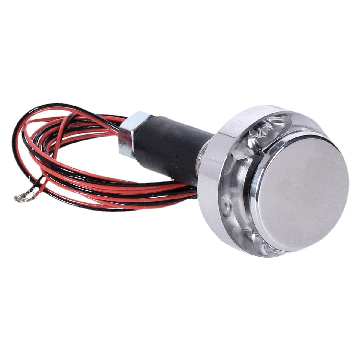 Motogadget, mo.blaze disc LED turn signal. Polished, left