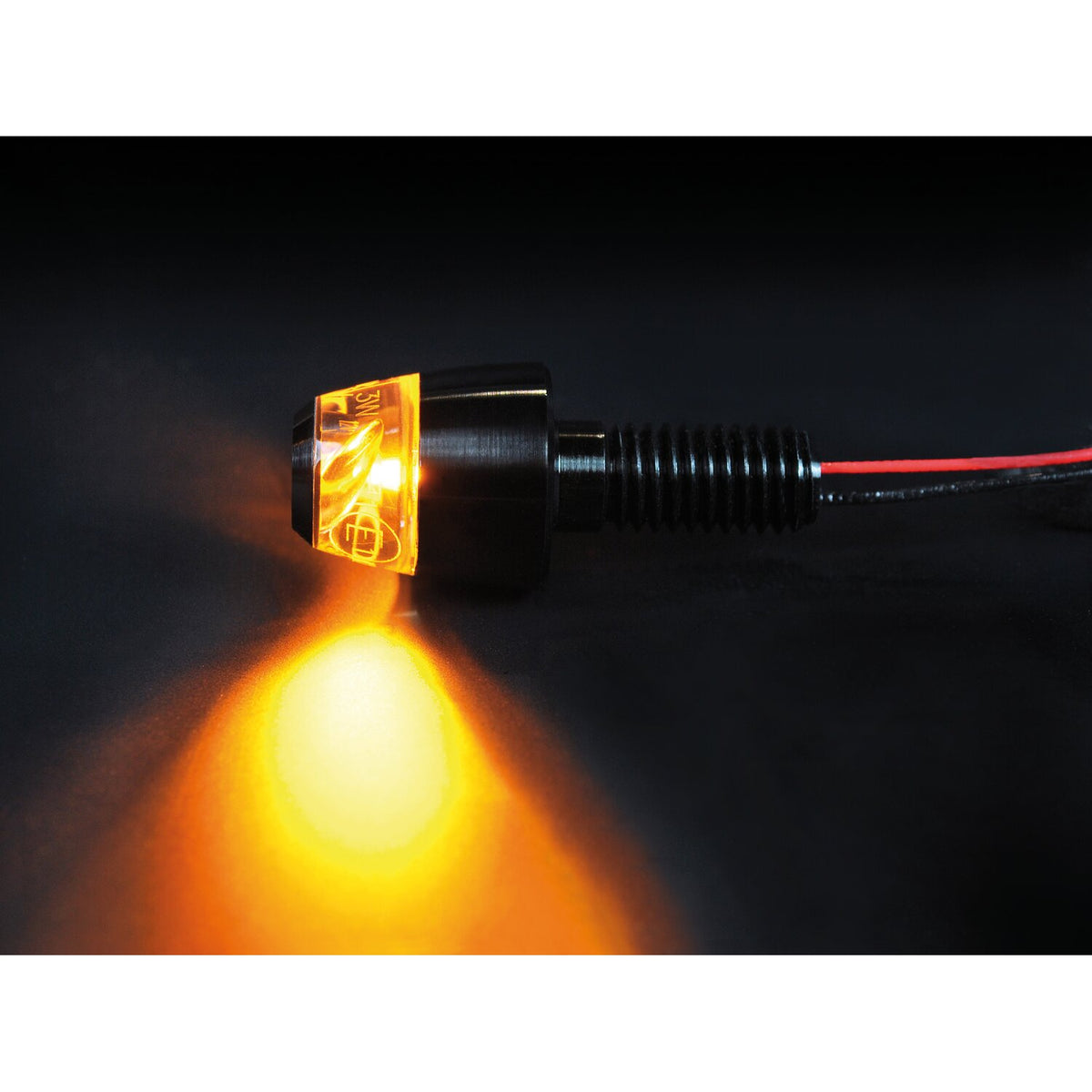 Motogadget, mo.blaze pin LED turn signals. Black
